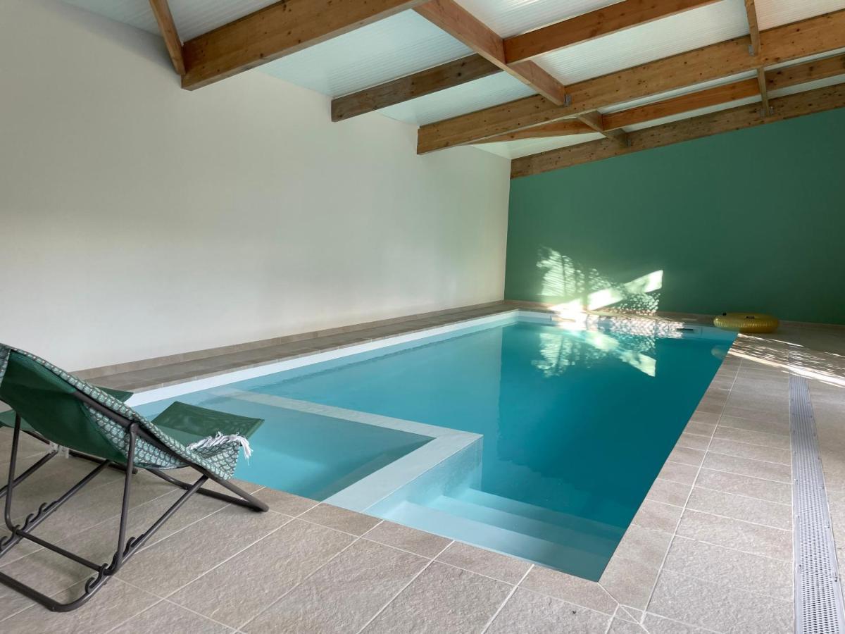 Villa La Luciole Piscine Interieure バルヌヴィル・カルトゥレ エクステリア 写真